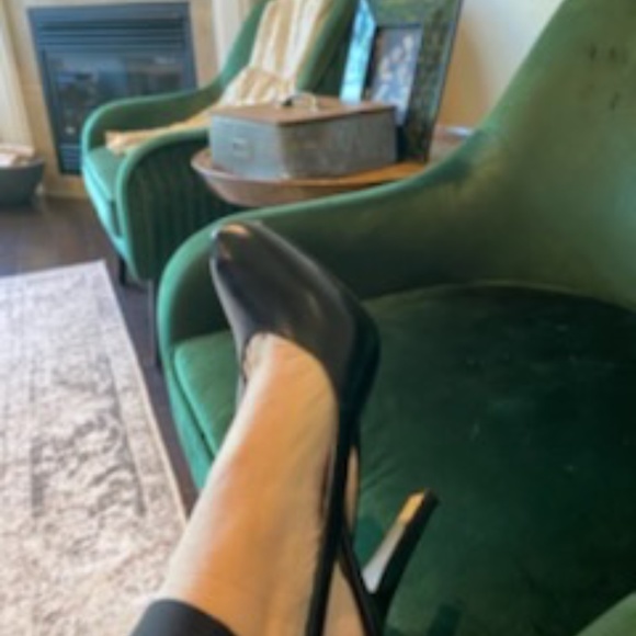 Nine West black sandals 6.5 - Picture 5 of 7